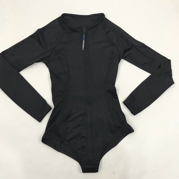lands end long sleeve swimsuit